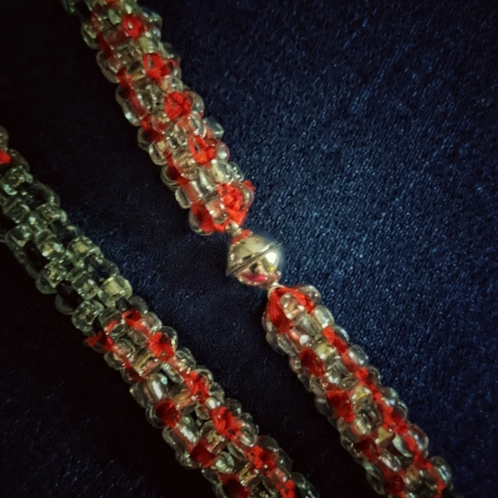 Elegant Beaded Rope Necklace / Bracelet